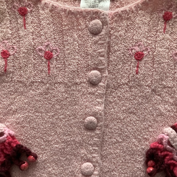🇨🇦 Deux par Deux 2T acrylic knit cardigan - Picture 4 of 10